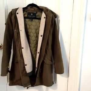 Maison Scotch Hooded Full Lined Parka (S)